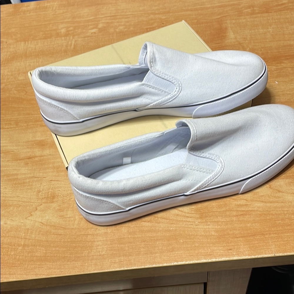 Goodfellow & Co White Slip-On Sneakers, Men’s